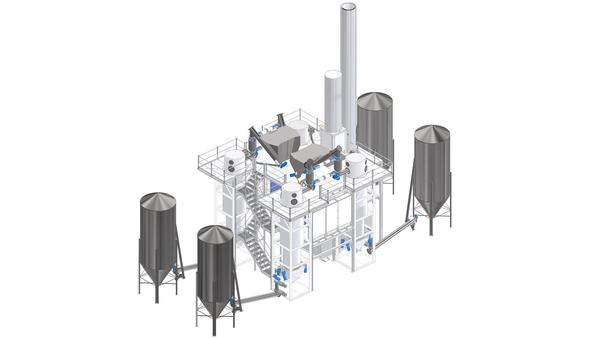 Plant diagram – CTS carbonisation plant